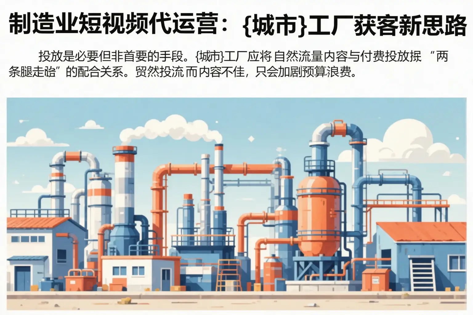制造业短视频代运营:永和工厂获客新思路
